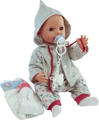 Schildkröt Puppe Finn (Trink + Näßbaby, Gr. 40 Cm, Baby Puppe Inkl. Kleidung, Schnuller, Windel Und Flasche, Mit Trink- Und Pipi-Funktion) 1340147 3 Schildkröt Puppe Finn (Trink + Näßbaby, Gr. 40 Cm, Baby Puppe Inkl. Kleidung, Schnuller, Windel Und Flasche, Mit Trink- Und Pipi-Funktion) 1340147