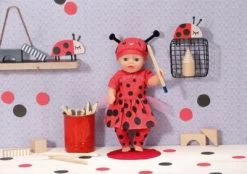 Dolly Moda Süßes Marienkäfer Outfit 43cm 11 Dolly Moda Süßes Marienkäfer Outfit 43cm -Kinderspielzeugladen 27377881 05