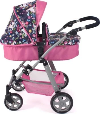 CHIC 2000 Kombi-Puppenwagen NELE, Einhorn 4 CHIC 2000 Kombi-Puppenwagen NELE, Einhorn – Bild 2