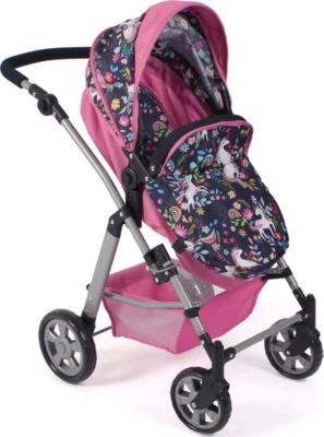 CHIC 2000 Kombi-Puppenwagen NELE, Einhorn 7 CHIC 2000 Kombi-Puppenwagen NELE, Einhorn – Bild 5