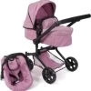 CHIC 2000 Kombi-Puppenwagen "LINUS", Jeans Pink -Kinderspielzeugladen 27379286 01