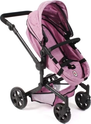 CHIC 2000 Kombi-Puppenwagen "LINUS", Jeans Pink 8 CHIC 2000 Kombi-Puppenwagen "LINUS", Jeans Pink – Bild 6