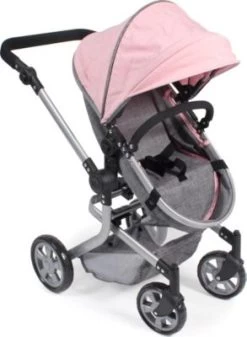 CHIC 2000 Kombi-Puppenwagen "MIKA", Melange Grau-rosa 10 CHIC 2000 Kombi-Puppenwagen "MIKA", Melange Grau-rosa -Kinderspielzeugladen 27379348 03