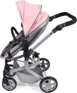 CHIC 2000 Kombi-Puppenwagen "MIKA", Melange Grau-rosa 12 CHIC 2000 Kombi-Puppenwagen "MIKA", Melange Grau-rosa -Kinderspielzeugladen 27379348 05