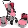 CHIC 2000 Kombi-Puppenwagen FIDES 3 In 1, Melange Pink -Kinderspielzeugladen 27379376 01