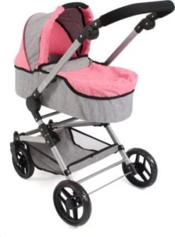 CHIC 2000 Kombi-Puppenwagen FIDES 3 In 1, Melange Pink -Kinderspielzeugladen 27379376 02