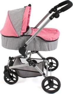 CHIC 2000 Kombi-Puppenwagen FIDES 3 In 1, Melange Pink -Kinderspielzeugladen 27379376 03