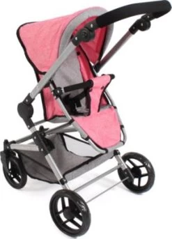 CHIC 2000 Kombi-Puppenwagen FIDES 3 In 1, Melange Pink -Kinderspielzeugladen 27379376 05