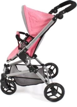 CHIC 2000 Kombi-Puppenwagen FIDES 3 In 1, Melange Pink -Kinderspielzeugladen 27379376 06