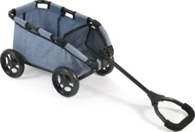 CHIC 2000 Puppen-Ziehwagen SKIPPER, Jeans Blue 3 CHIC 2000 Puppen-Ziehwagen SKIPPER, Jeans Blue