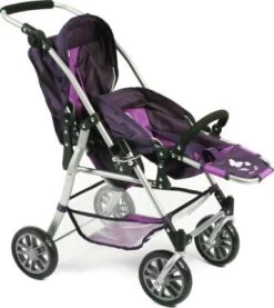 CHIC 2000 Tandem-Buggy Puppenzwillingswagen TWINNY, Pflaume -Kinderspielzeugladen 27379404 04