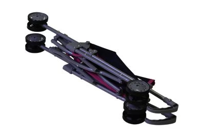 KNORR Toys Puppenbuggy Sim - Flying Hearts Blue Pink 5 KNORR Toys Puppenbuggy Sim - Flying Hearts Blue Pink – Bild 3