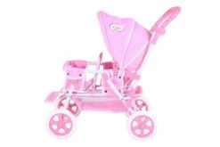 KNORR Toys Zwillingspuppenwagen Big Twin - "Princess White Rose" -Kinderspielzeugladen 28421405 03
