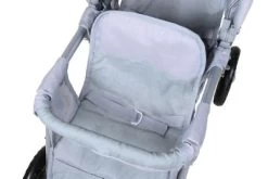 KNORR Toys Zwillingspuppenwagen Big Twin - "Princess White Rose" -Kinderspielzeugladen 28421405 05