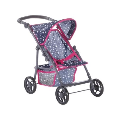 KNORR Toys Puppenbuggy Liba - "Star Blue" 4 KNORR Toys Puppenbuggy Liba - "Star Blue" – Bild 2