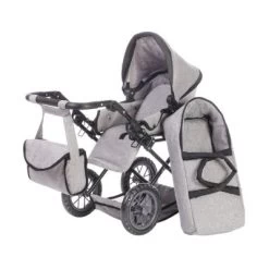 KNORR Toys Puppenwagen Ruby - "stone Black" -Kinderspielzeugladen 28421624 03