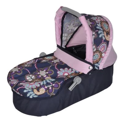 KNORR Toys Puppenwagen Coco - "blue Flowers" 5 KNORR Toys Puppenwagen Coco - "blue Flowers" – Bild 3