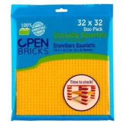 Open Bricks Baseplate 32x32 Yellow (2)