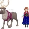 MATTEL Disney Frozen Small Dolls Anna & Sven Spielset