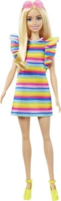 Barbie Fashionistas Puppe - Tiered Dress And Braces