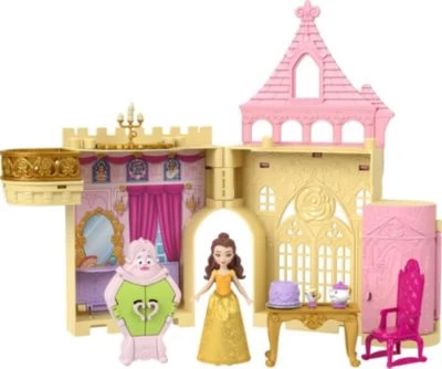 Disney Princess-Spielzeug, Belles Stapelschloss, Geschenke Für Kinder 3 Disney Princess-Spielzeug, Belles Stapelschloss, Geschenke Für Kinder