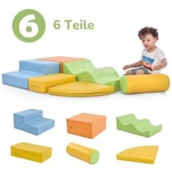 Merax Softbausteine Mit Treppe, Softbausteine, Bauklöte, Anti-Rutsch -Kinderspielzeugladen 28969030 05