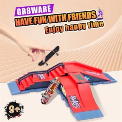 Vetaka Finger Skateboard Rampen Set Für Kinder 4 Vetaka Finger Skateboard Rampen Set Für Kinder – Bild 2