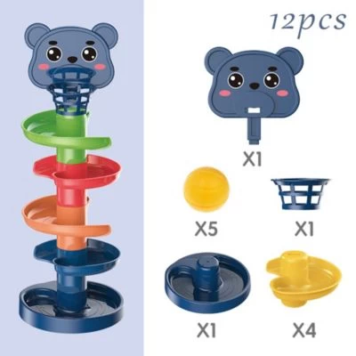 Vetaka Montessori Spielzeug Kugelbahn Für Kinder 3 Vetaka Montessori Spielzeug Kugelbahn Für Kinder