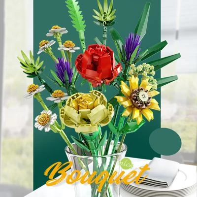 Epik Pädagogisches Bausteinspielzeug Für Kinder Blume 7 Epik Pädagogisches Bausteinspielzeug Für Kinder Blume – Bild 5