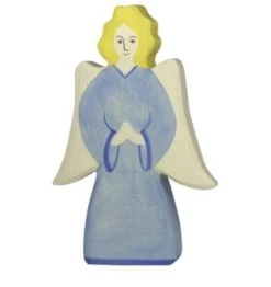 Holztiger Erzengel Holzspielzeug Krippe