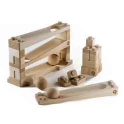 Baumkinder Kugelbahn Holz Ab 1 Jahr Und Stapelturm In Einem Holzspielzeug Vereint - Mini ( 32 Teile) -Kinderspielzeugladen 29465009 03