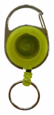 Kim Kranholdt JOJO / Ausweishalter / Ausweisclip / Schlüsselanhänger, Mit Runder Form, Metallumrandung, Gürtelclip, Schlüsselring – 100 Stück