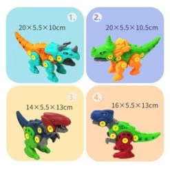 Syntek Dinosaurier-Spielzeug Für Kinder Kinder Twister DIY Montiert Baustein Dinosaurier Spielzeug 8 Syntek Dinosaurier-Spielzeug Für Kinder Kinder Twister DIY Montiert Baustein Dinosaurier Spielzeug -Kinderspielzeugladen 29627039 03