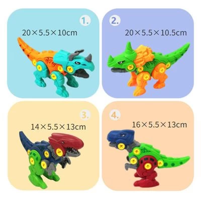 Syntek Dinosaurier-Spielzeug Für Kinder Kinder Twister DIY Montiert Baustein Dinosaurier Spielzeug 5 Syntek Dinosaurier-Spielzeug Für Kinder Kinder Twister DIY Montiert Baustein Dinosaurier Spielzeug – Bild 3