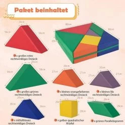 COSTWAY® 7 Tlg. Softbausteine Schaumstoffbausteine Bauklötze 13 COSTWAY® 7 Tlg. Softbausteine Schaumstoffbausteine Bauklötze -Kinderspielzeugladen 29631036 06
