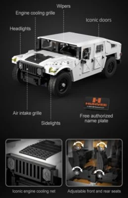 CADA Humvee (1386 Teile) 8 CADA Humvee (1386 Teile) – Bild 6