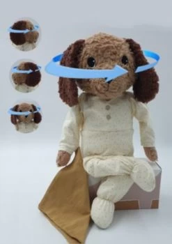 Hugzzeee Kuscheltier – Teddybär Blau -Kinderspielzeugladen 29710578 04