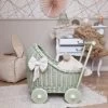 TinaForKids Puppenwagen Mit Bettwäscheset Aus Weiden Und Holz, Grün/Beige 1 TinaForKids Puppenwagen Mit Bettwäscheset Aus Weiden Und Holz, Grün/Beige -Kinderspielzeugladen 29721291 01