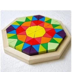 Brighten Bausteinspielzeug Für Kinder Regenbogenblöcke, Tangram -Kinderspielzeugladen 29722508 05