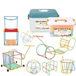 Debuy Spleißspielzeug Für Kinder DIY Strohbausteine