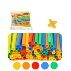 Debuy Spleißspielzeug Für Kinder DIY Strohbausteine -Kinderspielzeugladen 29747568 05