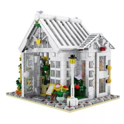 MORK Klemmbausteinset Weißer Blumenshop 031061 4 MORK Klemmbausteinset Weißer Blumenshop 031061 – Bild 2