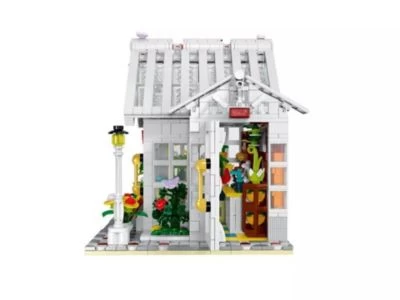 MORK Klemmbausteinset Weißer Blumenshop 031061 5 MORK Klemmbausteinset Weißer Blumenshop 031061 – Bild 3