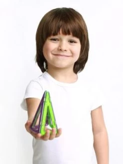 MAGNIKON Magnetische Bausteine Gleichschenkligen Dreiecks, 4 Stk. , Ersatzteile, Kleines Set -Kinderspielzeugladen 29814208 03