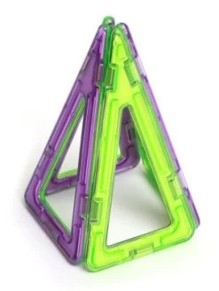 MAGNIKON Magnetische Bausteine Gleichschenkligen Dreiecks, 4 Stk. , Ersatzteile, Kleines Set -Kinderspielzeugladen 29814208 04