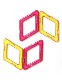 MAGNIKON Magnetische Bausteine Rhombus, 4 Stk. , Ersatzteile, Kleines Set -Kinderspielzeugladen 29864324 02