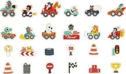 Janod Magneten ,,Rennwagen" 24 Stück