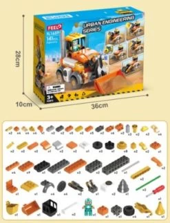 Klemmbausteinset Feelo Verwandlungsbagger FL1659 -Kinderspielzeugladen 30112267 04