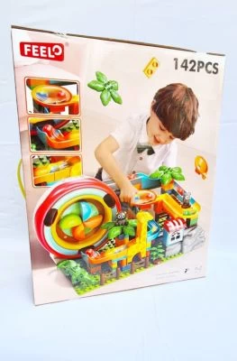 Klemmbausteinset Feelo Kugelbahn FL1624 4 Klemmbausteinset Feelo Kugelbahn FL1624 – Bild 2