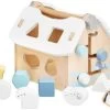 Mamabrum Sortierspiel Holzspielzeug Ab 1 Jahr Holzhaus Mit 8 Modellierblöcken -Kinderspielzeugladen 30112506 01